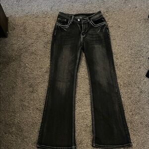 ROMWE Dark Flare Jeans